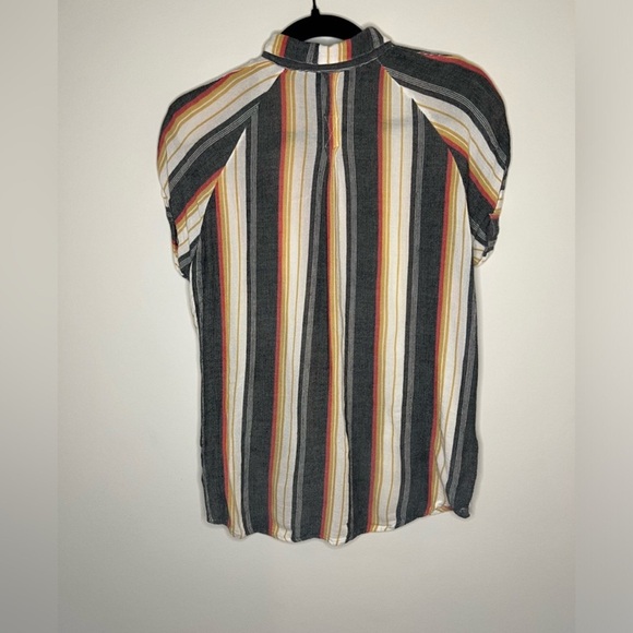 BDG - Multicolored Striped Button Down Shirt - Size XS - Picture 7 of 8